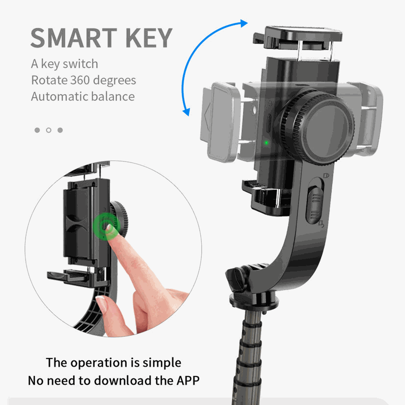 Mobile Selfie Stick Tripod Stabilizer