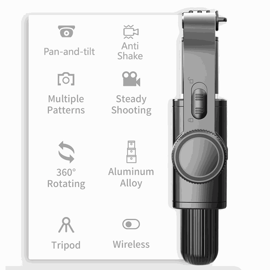 Mobile Selfie Stick Tripod Stabilizer