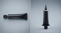 Tube de pâte thermique en tube noir mat avec embout fin en plastique, format compact 4 g pour applications précises.