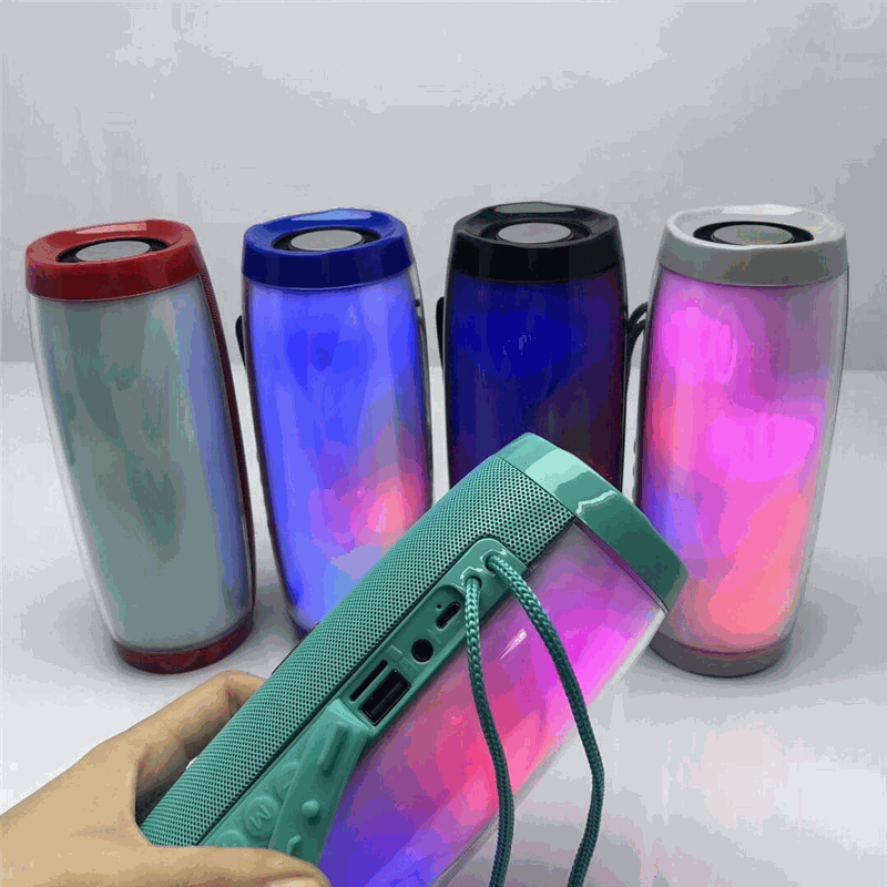 Wireless Portable Bluetooth Stereo Speaker with LED Light