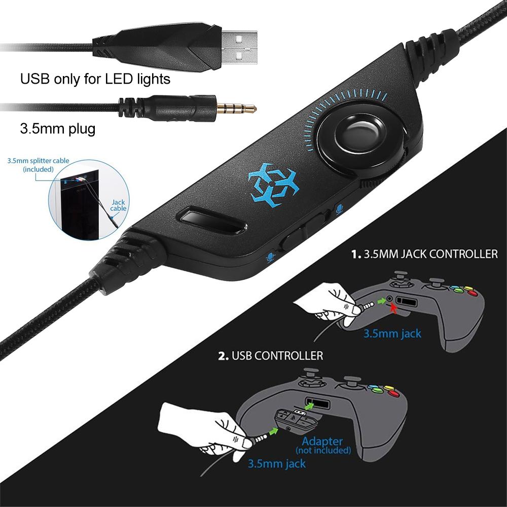 Stereo RGB Gaming Headset with Microphone
