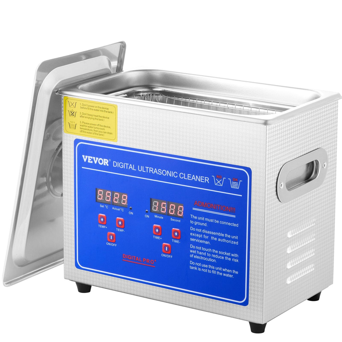 VEVOR Ultrasonic Cleaner with Digital Timer & Heater, Professional